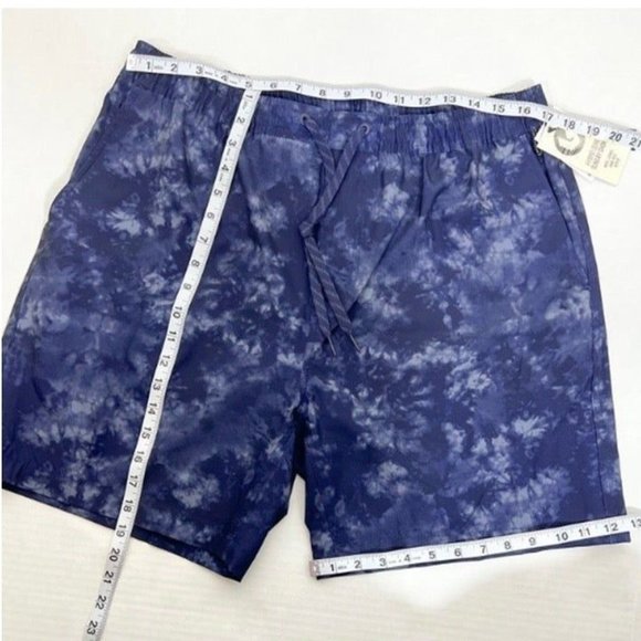 Burnside NWT Sz XL Navy Hybrid Elastic Tie Dye Waist - Picture 4 of 4